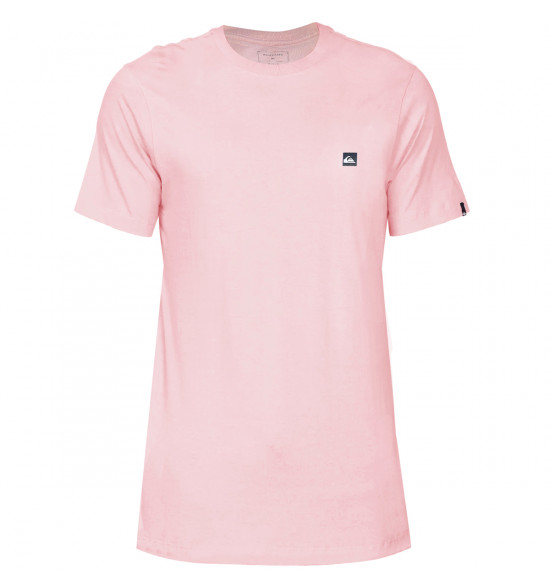 Camiseta Quiksilver Transfer Rosa Claro