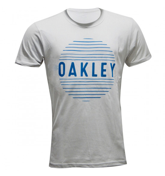 Camiseta Oakley Croocked Lines Cinza