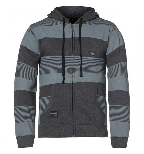 Moletom Oakley Striped Fleece Preto LANÇAMENTO