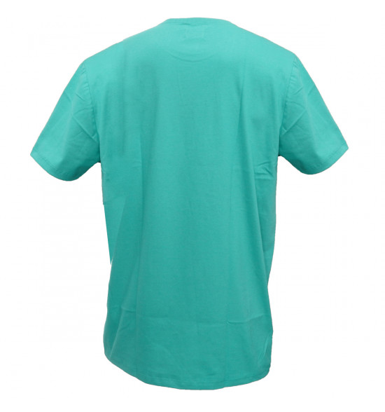 Rx Camiseta Alma De Praia Gola V Flamê Lisa Verde - 2