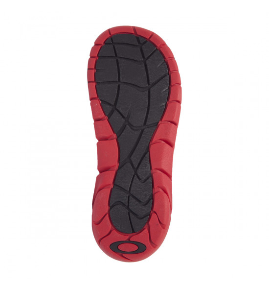 Chinelo Oakley Super Coil 15 Preto com Vermelho - 4