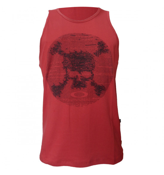 Regata Oakley Finger Print Tank Vermelho