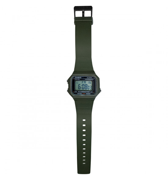 Relógio Casio Digital W-217H-3AVDF Verde Militar - 2