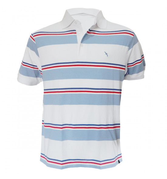 Rx Camisa Polo Alma de Praia Seals Blue