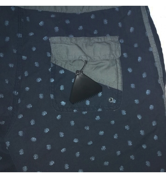 Rx Bermuda Água Alma de Praia Full Print Azul Marinho - 5