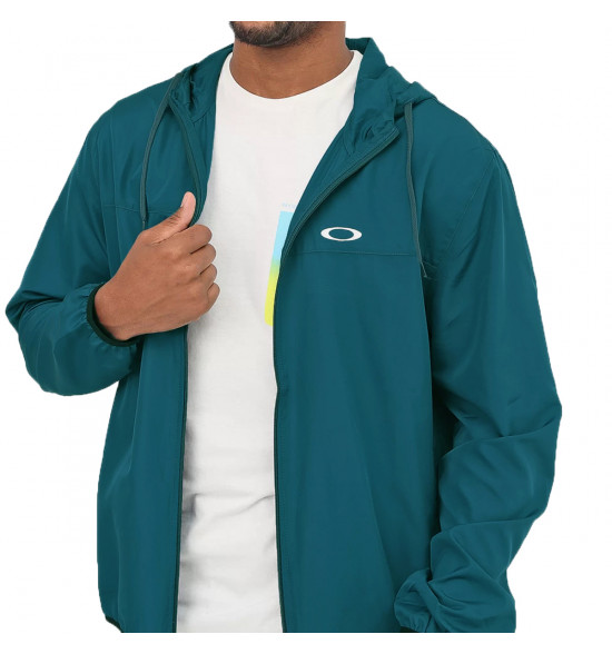 Jaqueta Oakley Windbreaker Legion Azul  - 3