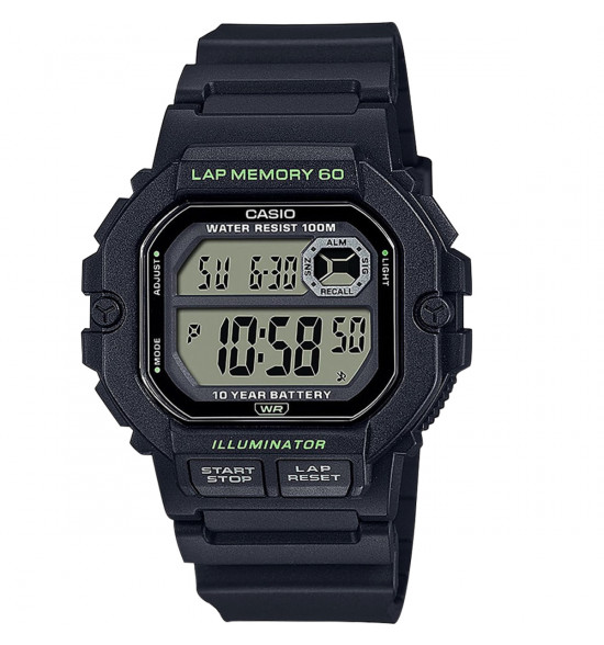 Relógio Casio Digital WS-1400H-1AVDF-SC Preto