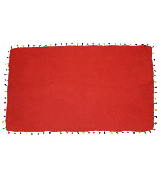 Canga Alma de Praia Vermelha de Pompom - 2