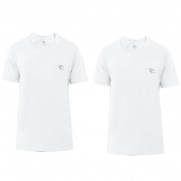 Kit 2 Camisetas Rip Curl White