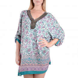 Saída Alma de Praia Estampada