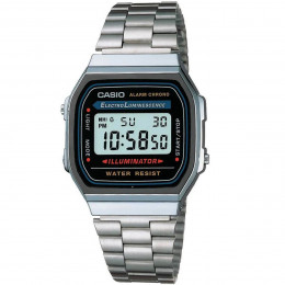 Relógio Casio Vintage A168WA-1WDF-SC Prateado