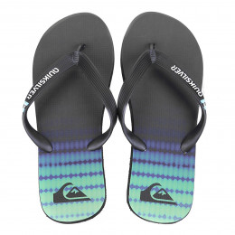 Chinelo Quiksilver Molokai Upsurge Black Green