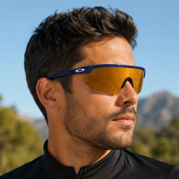Óculos Oakley Resistor Sweep Polished Abyss/ Lente Prizm 24K