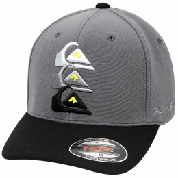 Boné Quiksilver Emb Three Logo Dark Grey – Estilo Urbano e Autenticidade