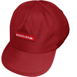Boné Quiksilver DNA Clicker Vermelho 5 Panel