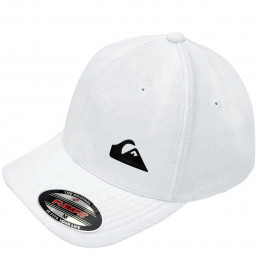 Boné Quiksilver Plate Side Black Branco