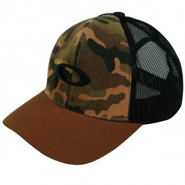 Boné Oakley Metal Ellipse Camo Trucker Hat Almond