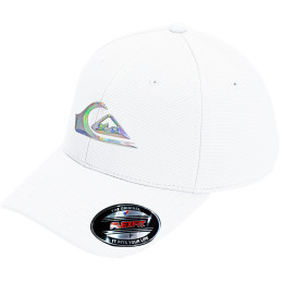Boné Quiksilver Hologram 3D Logo White