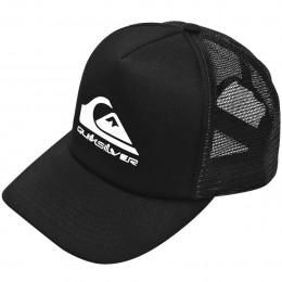 Boné Quiksilver Trucker 3D Preto