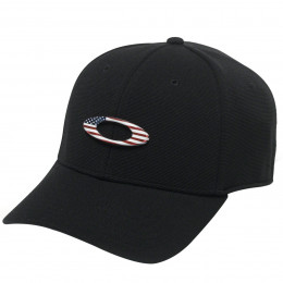 Boné Oakley Tincan Cap Preto com Logo USA