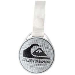 Speaker Quiksilver White com Bluetooth- Portátil, Recarregável e com Retro-iluminação Color LED  