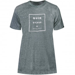 Camiseta Quiksilver Squared Up Cinza