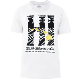 Camiseta Quiksilver Hawaii Island Branco