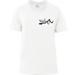 Camiseta Quiksilver Impaired Logo DNA Branco