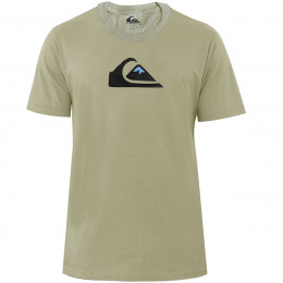 Camiseta Quiksilver Comp Logo Colors Areia