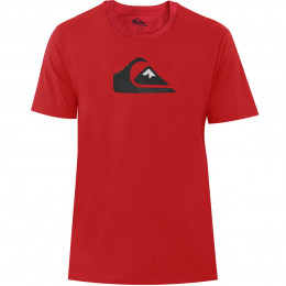 Camiseta Quiksilver Comp Logo Color Vermelho