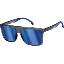 Óculos Carrera 8055 KB7 Grey Transparente/Lente Azul Espelhada 