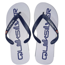 Chinelo Quiksilver Molokai New Omini Branco com Marinho