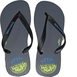 Chinelo Rip Curl Icons of Surf Charcoal - Conforto com a Alma do Surf