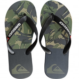 Chinelo Quiksilver Molokai Division Verde Militar