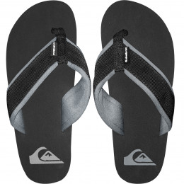 Chinelo Quiksilver Layback Neo Solid Preto