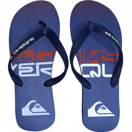 Chinelo Quiksilver Molokai Word Marinho