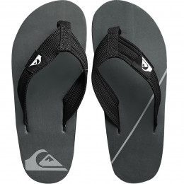 Chinelo Quiksilver Layback New Wave Preto