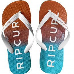Chinelo Rip Curl Side Panel Multicor Laranja e Azul