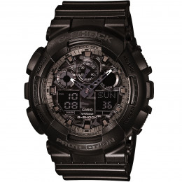 Relógio Casio G-Shock Digital e Analógico GA-100CF-1ADR Preto