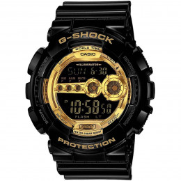 Relógio Casio G-Shock Digital GD-100GB-1DR Preto com Amarelo