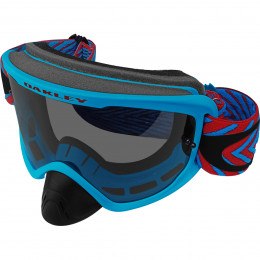 Óculos Goggle Oakley O Frame 2.0 Pró MX Motion Blue/Lente Dark Grey