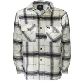 Jaqueta Mormaii Flanelada Xadrez Off White com Forro em La