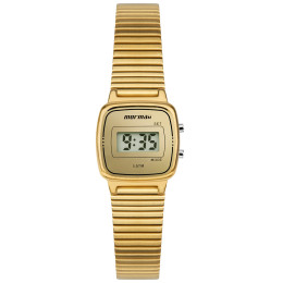 Relógio Mormaii Digital Vintage MO05301/4D Dourado