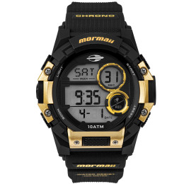 Relógio Mormaii Digital Wave MO8600/8D Preto e Dourado