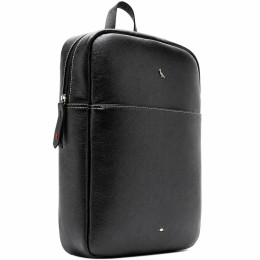 Mochila Reserva Parma em Couro Legítimo Preta – Elegância Executiva e Alta Durabilidade