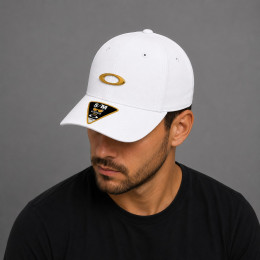 Boné Oakley Tincan Cap White Logo Ouro - Original com Logo em Metal