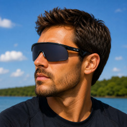 Óculos Oakley Resistor Polished Black/ Lente Prizm Black - Performance e Ajuste Perfeito