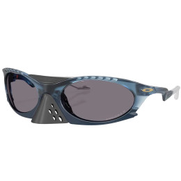 Óculos Oakley Plantaris Matte Translucent Abyss / Lente Prizm Grey Polarizada – Design Disruptivo e Visão Sem Reflexos