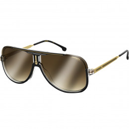 Óculos Carrera 1059/S 2M2 Black Gold/Lente Marrom Degradê