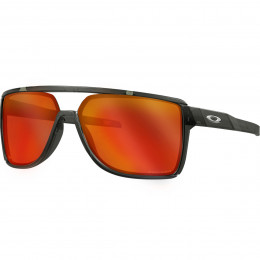 Óculos Oakley Castel Matte Grey Smoke/Lentes Prizm Ruby